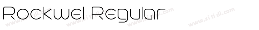 Rockwel Regular字体转换 Rockwel Regular字体转换